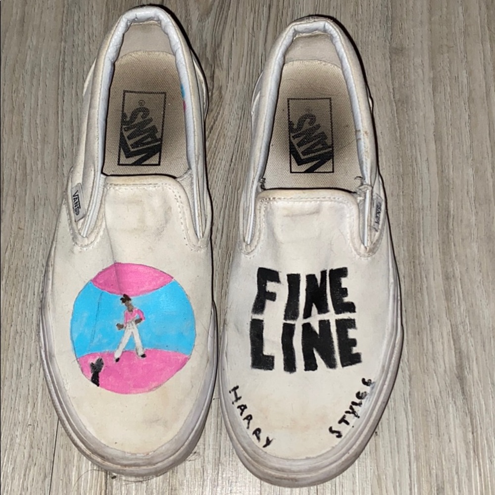 Homemade Harry Styles vans
